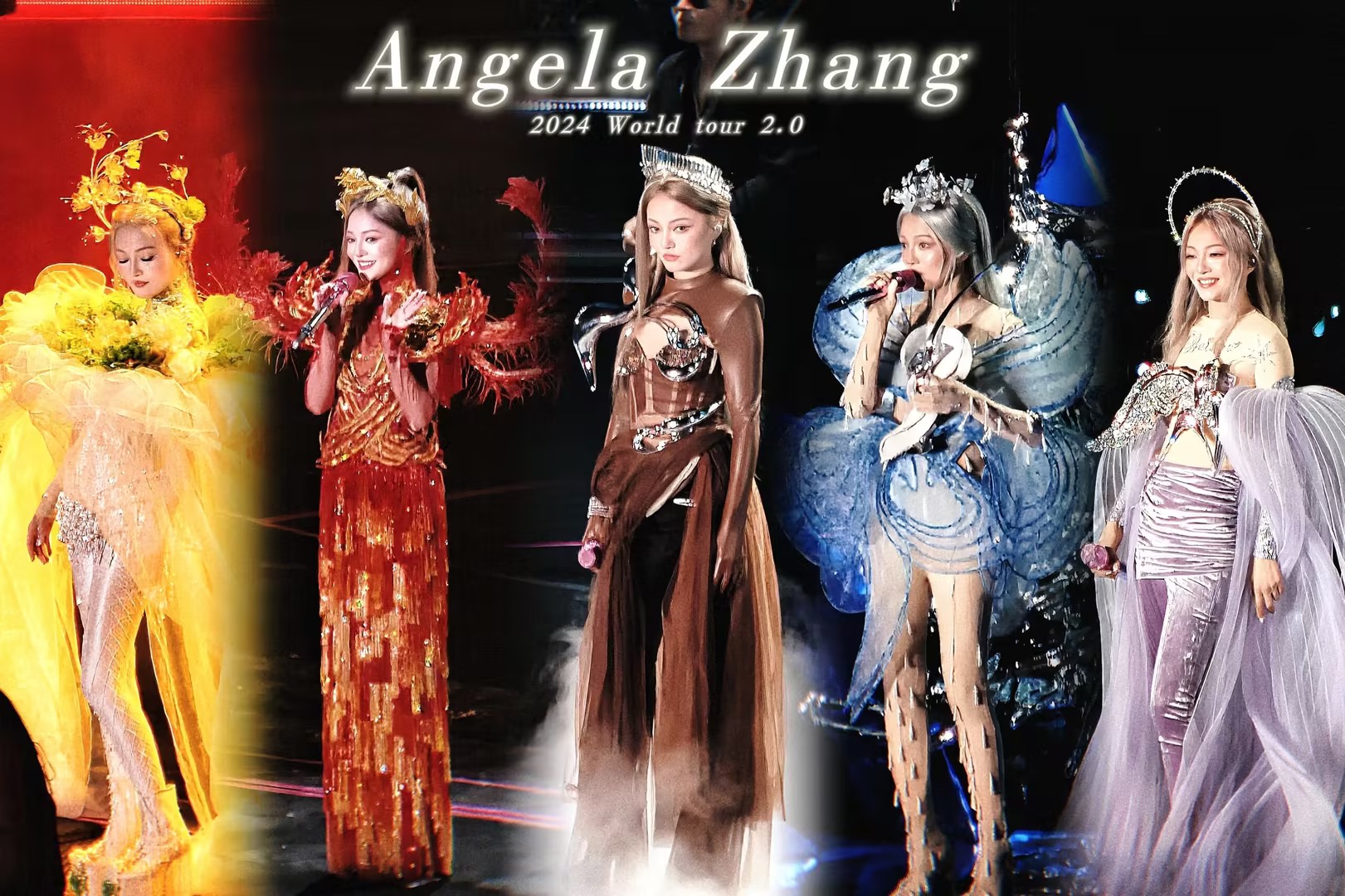 璀璨夺目！bwin必赢LED巨幕打造光影魔法，张韶涵湖州演唱会变身高定秀场