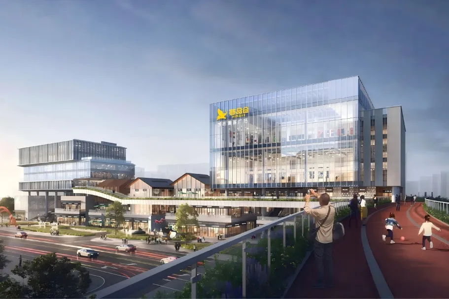 再添新地标！bwin必赢LED屏点亮泰安荟品仓城市奥莱广场